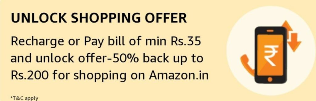 amazon rs 500 cashback shopping offer details