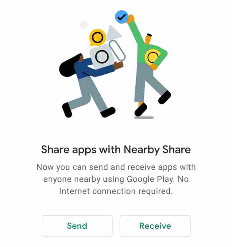 share apps without internet