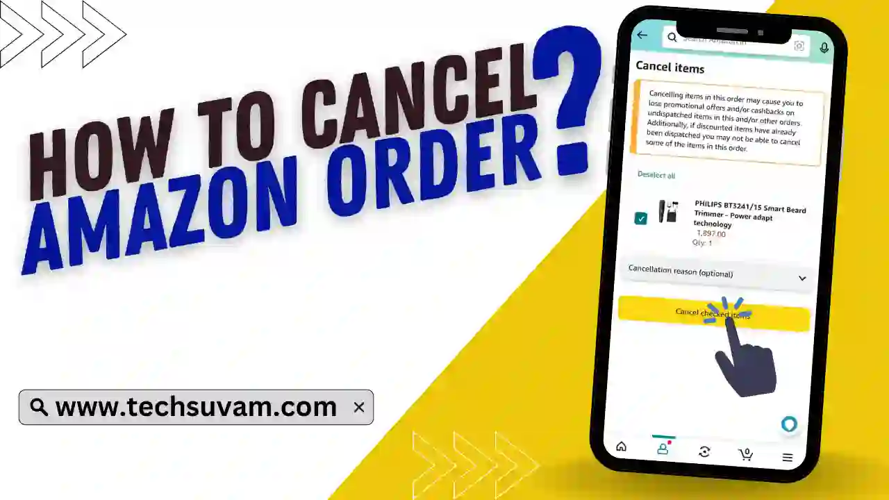 how to cancel Amazon orders