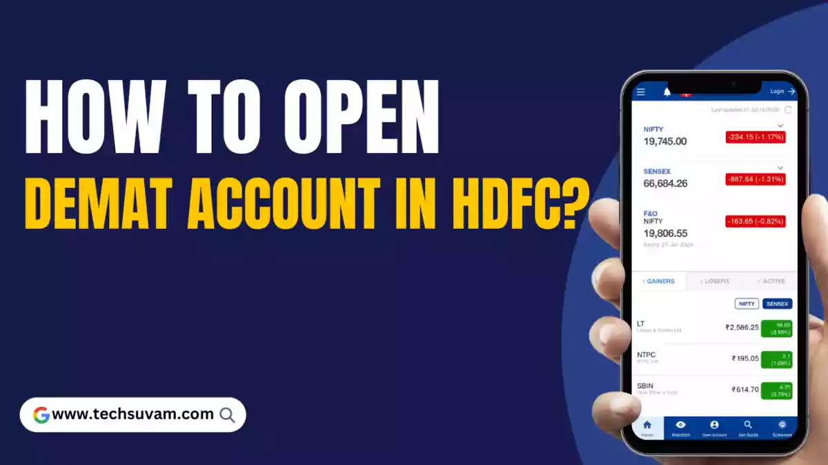 How To Open Demat Account in HDFC