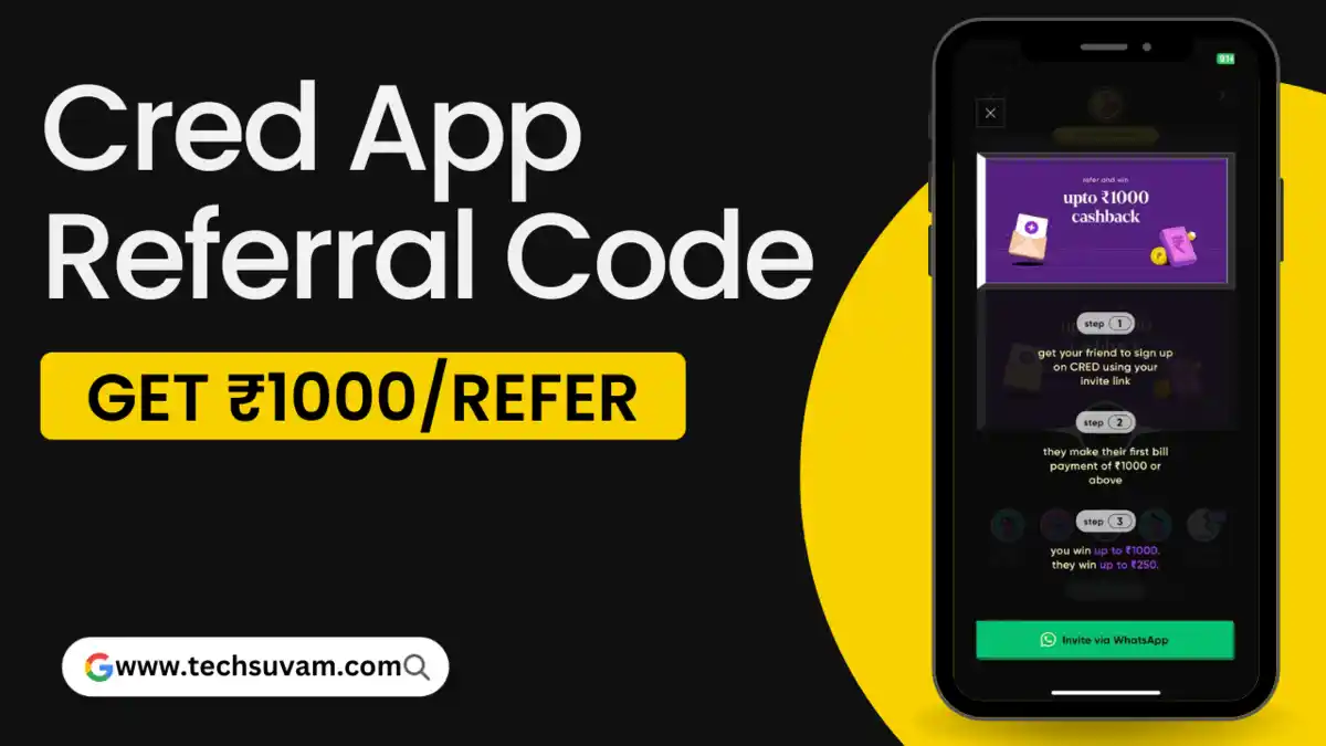 Cred App Referral Code