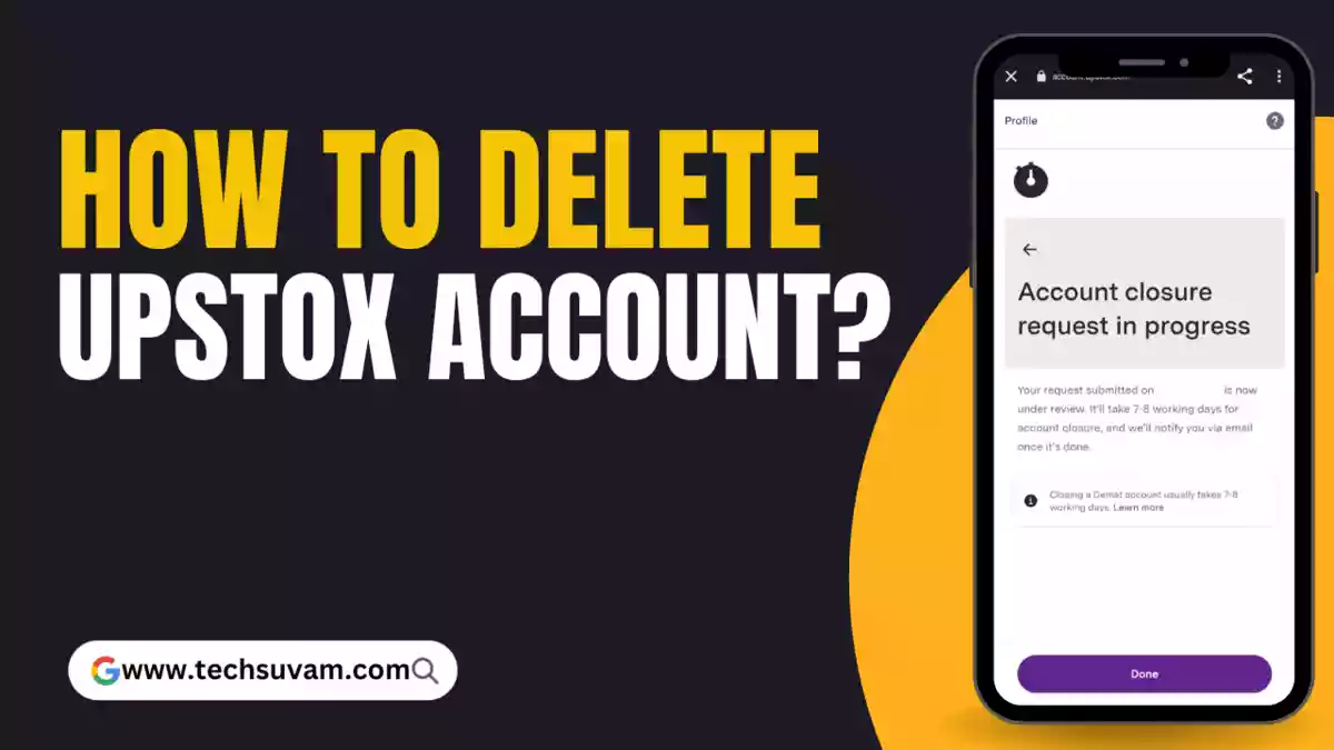 How To Delete Upstox Account Permanently