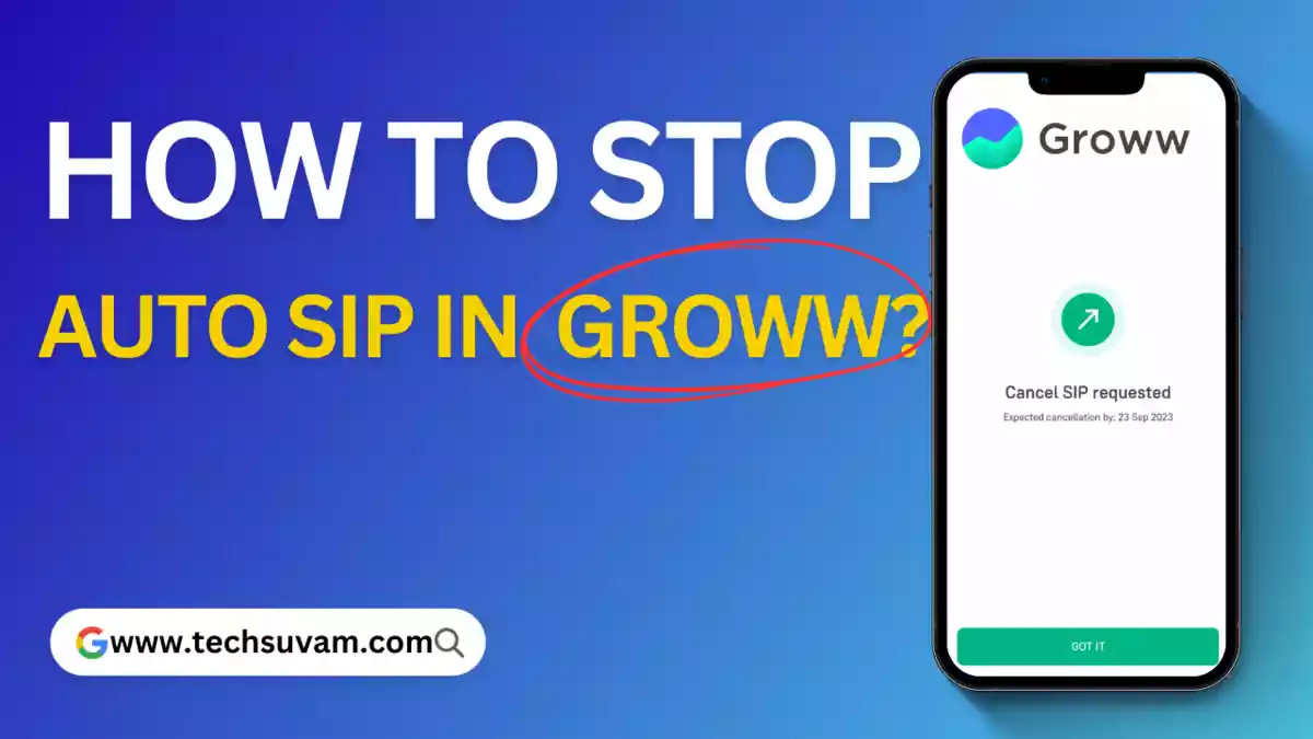 How To Stop Auto SIP in Groww App