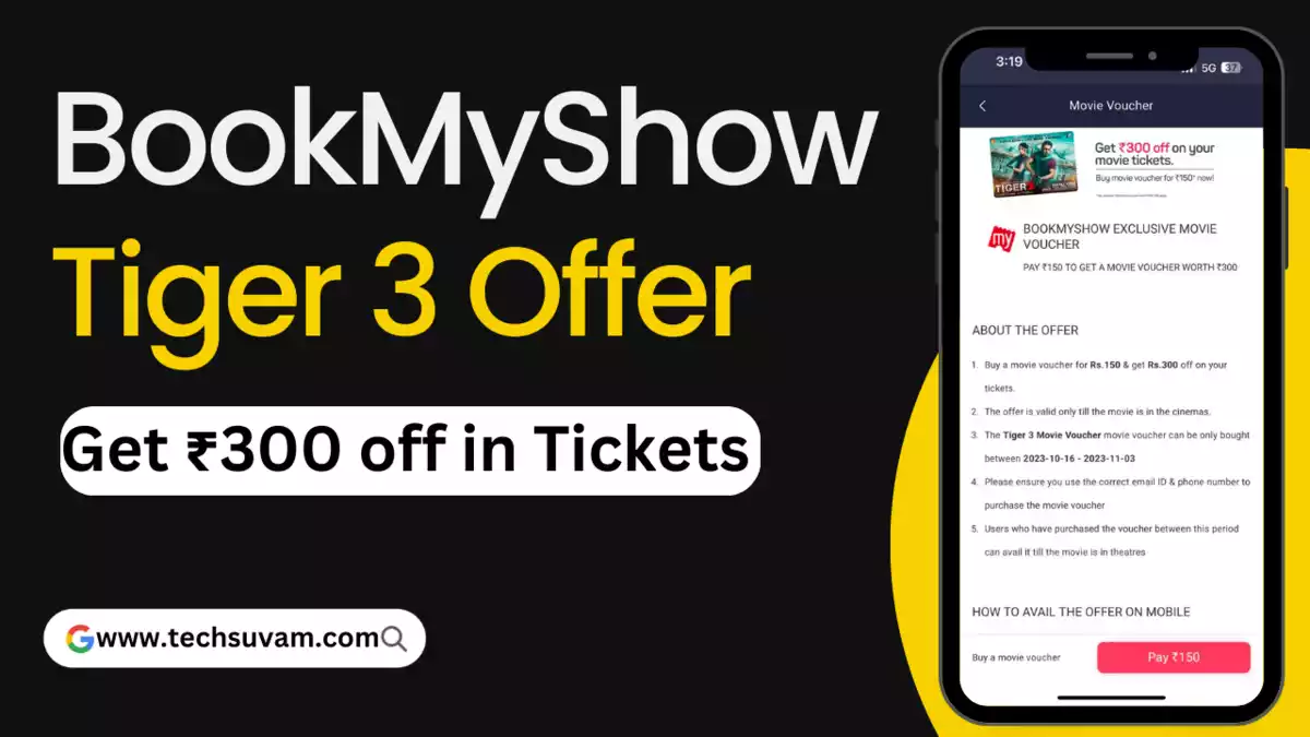 BookMyShow Tiger 3 Offer 2023